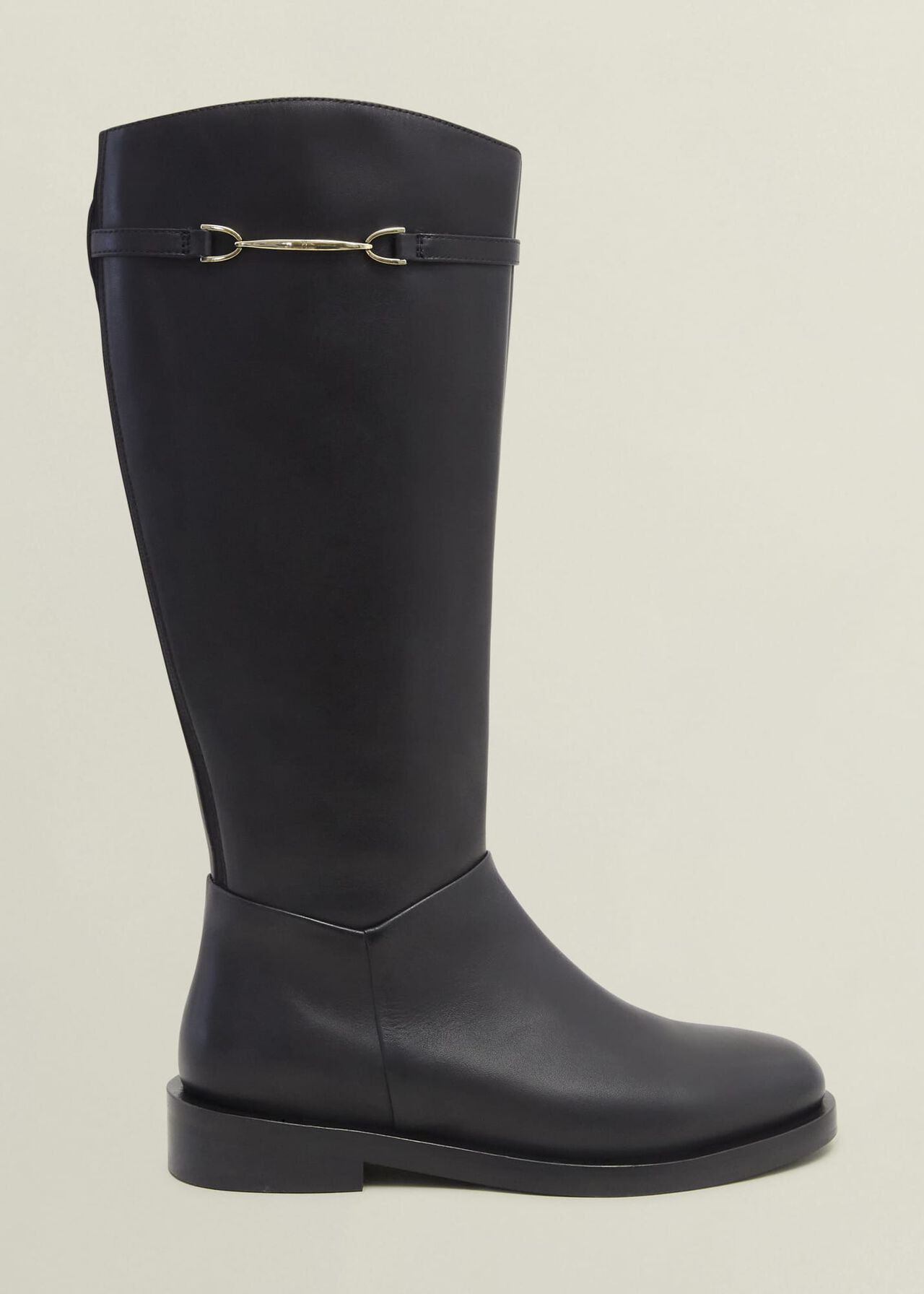 Uma Leather Knee Boots | Hobbs UK | | Hobbs