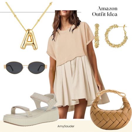 Amazon finds 
Sandals 
Summer dress 

#LTKStyleTip #LTKFindsUnder50 #LTKSeasonal