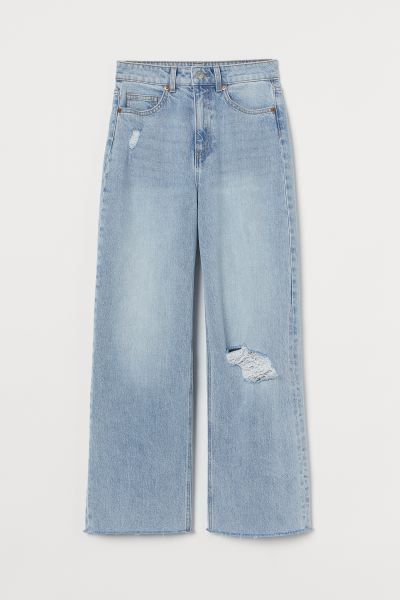 Wide High Ankle Jeans | H&M (US)