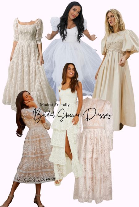 Modest friendly white dresses
Modest bridal shower dresses

#LTKstyletip