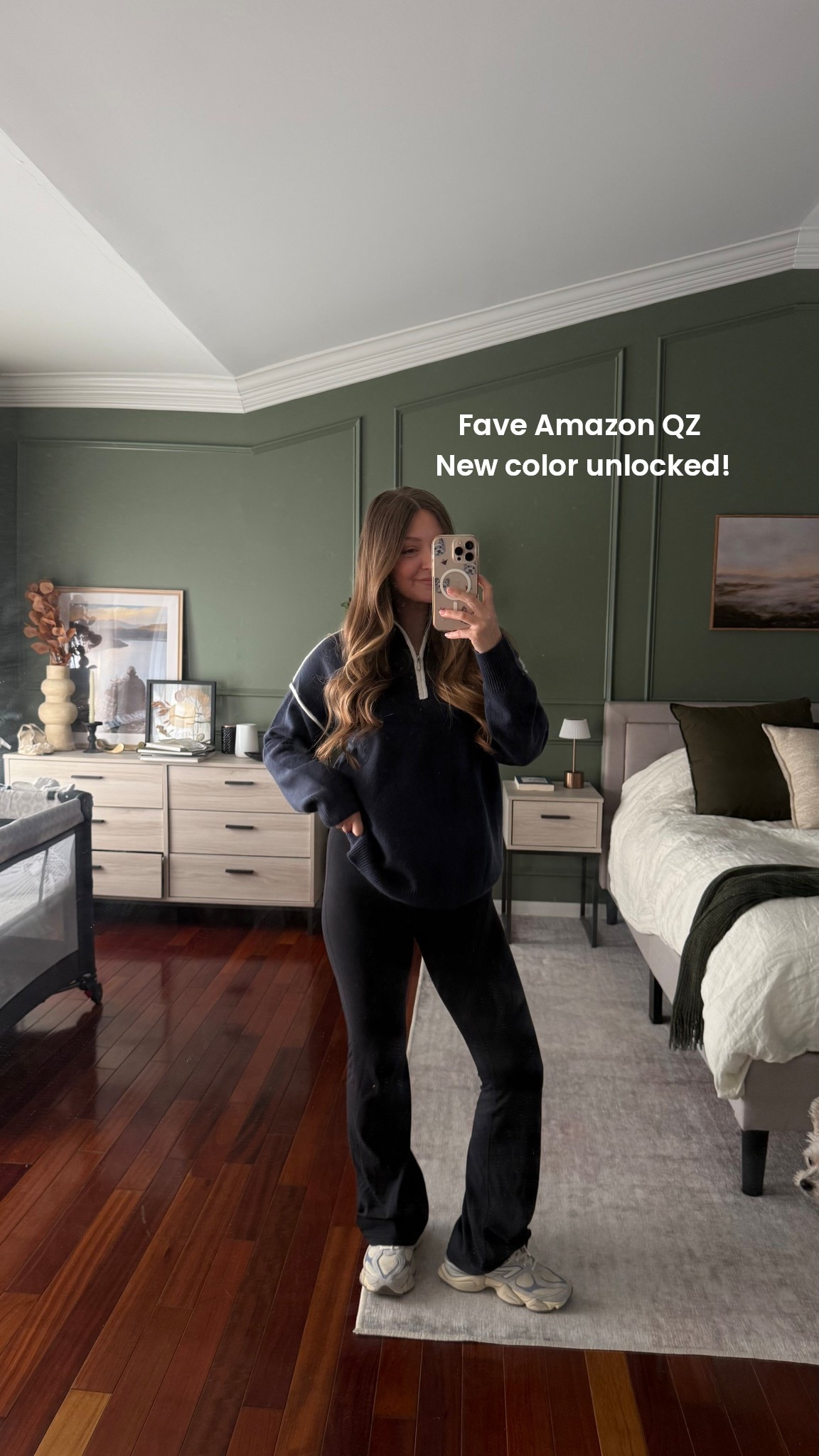 I just got one of my farts Amazon quarter zips in a new color, this gorgeous navy, and I’m obsessed! So cute & comfortable and great for nursing as well! Wearing size medium! 

#LTKootd #LTKmomlife