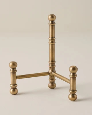 Arthur Antiqued Brass Photo Easel | Magnolia