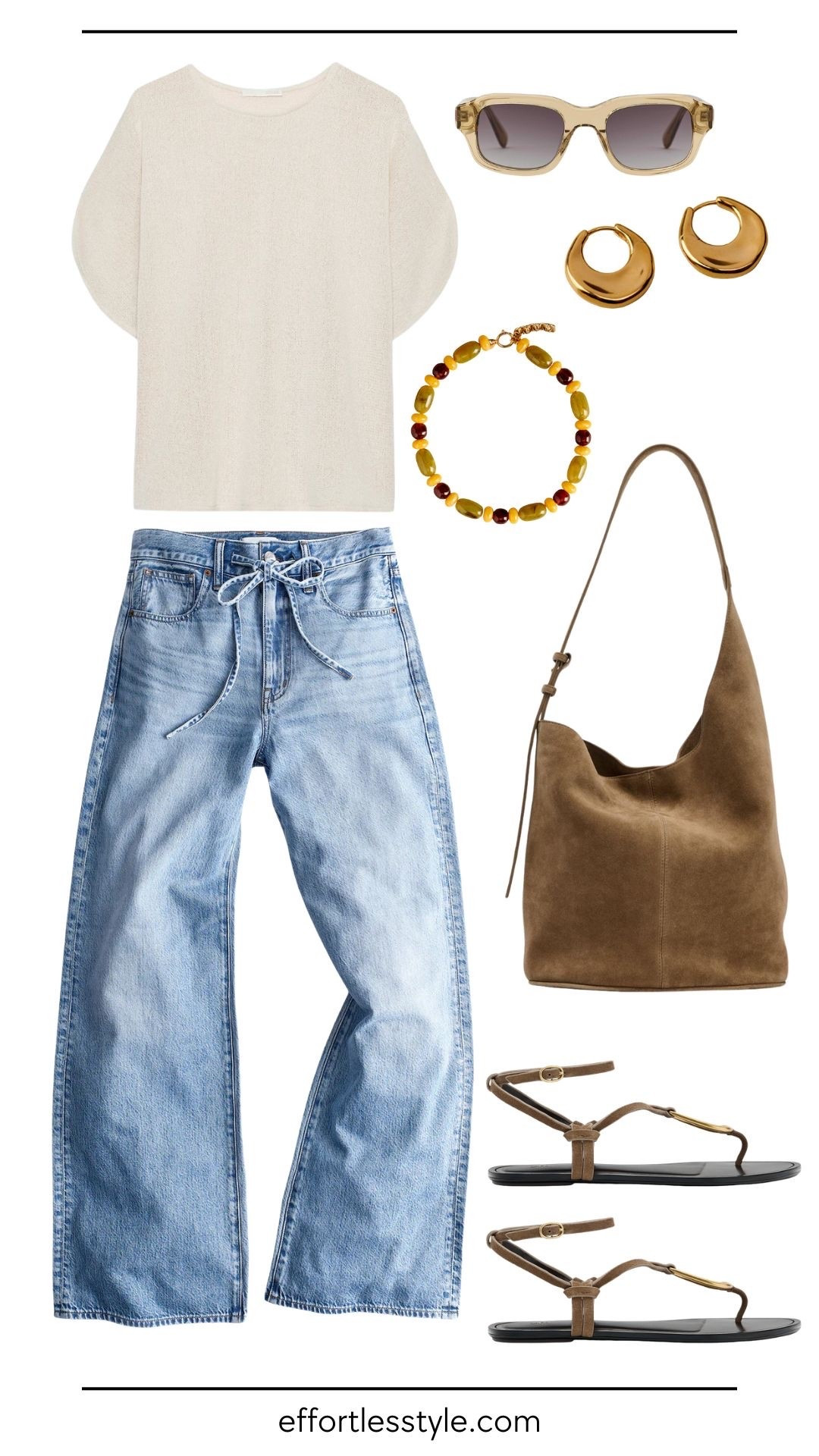If you're looking for summer outfit inspiration, this look checks all the boxes. Classic pieces, easy styling, and a combination that works for everything from errands to vacation days.

Everything is linked below.

#LTKootd #LTKgrwm #LTKdayinmylife