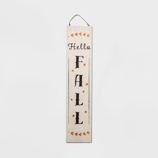 31" Reversible Trick or Treat/Hello Fall Halloween Sign - Hyde & EEK! Boutique™ | Target
