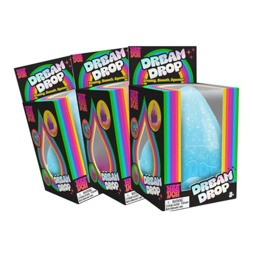 Schylling NeeDoh Dream Drop - Sensory Toy with Groovy Goo Filling - Three Random Colors - Ages 3 and Up - 3 Pack | Amazon (US)