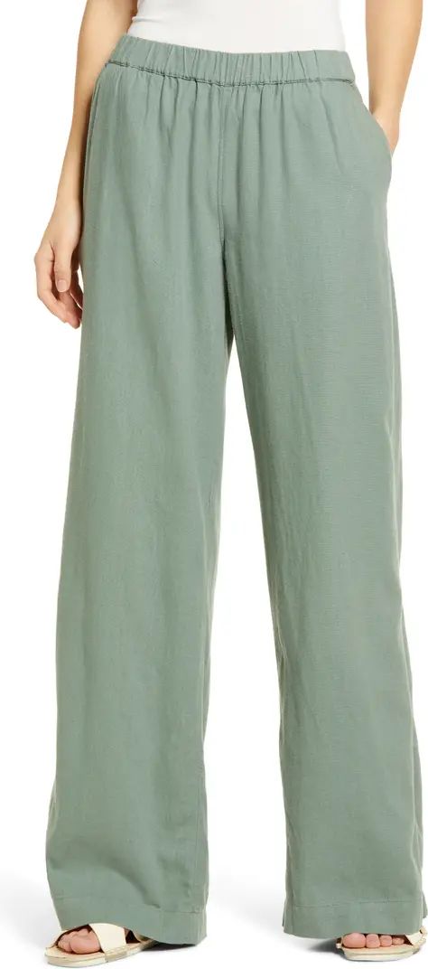 Caslon® Wide Leg Pull-On Pants | Nordstrom | Nordstrom