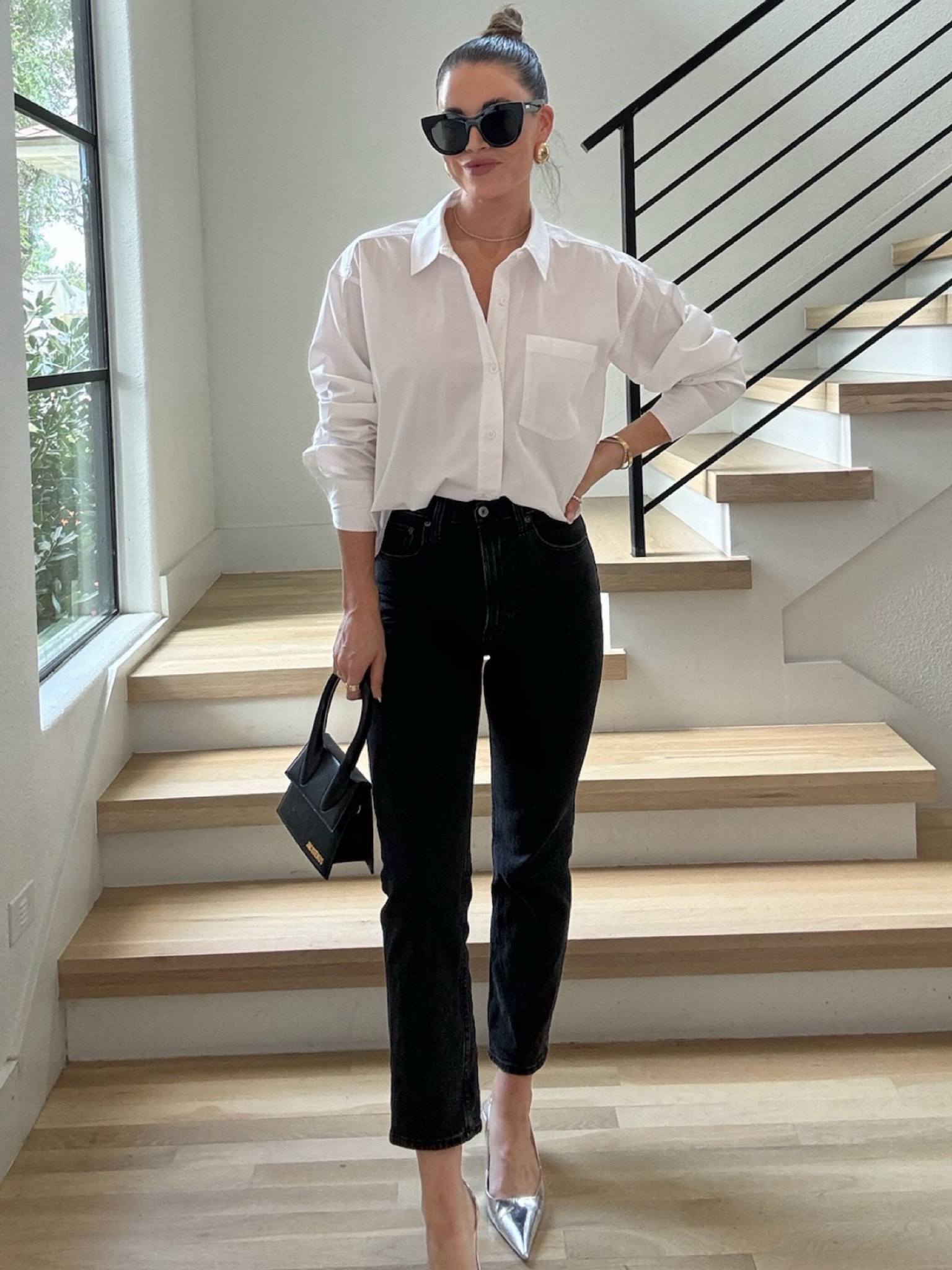 Black jeans I love from abercrombie ! White button down shirt - Wearing a size 26 regular TTS 

White button up 
Fall outfit 
Jeans 
Fall outfits 
Ankle jeans 
Black jeans 
Summer outfit #LTKxAF 

Follow my shop @whitswhims on the @shop.LTK app to shop this post and get my exclusive app-only content!

#liketkit #LTKSaleAlert #LTKStyleTip
@shop.ltk
https://liketk.it/4NlYx

#LTKGiftGuide #LTKHoliday #LTKStyleTip