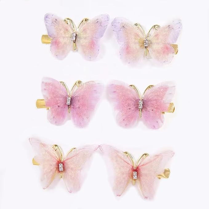 Hair Clips for Girls, Colorful Cute Butterfly Hair Clip for Kids, Hair Accessories Barrettes for ... | Amazon (UK)