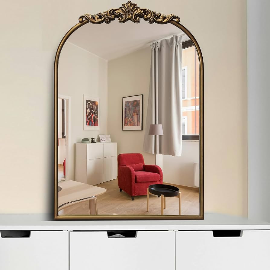 Ornate Baroque Vintage Gold Mirror - 19"X27" | Amazon (US)