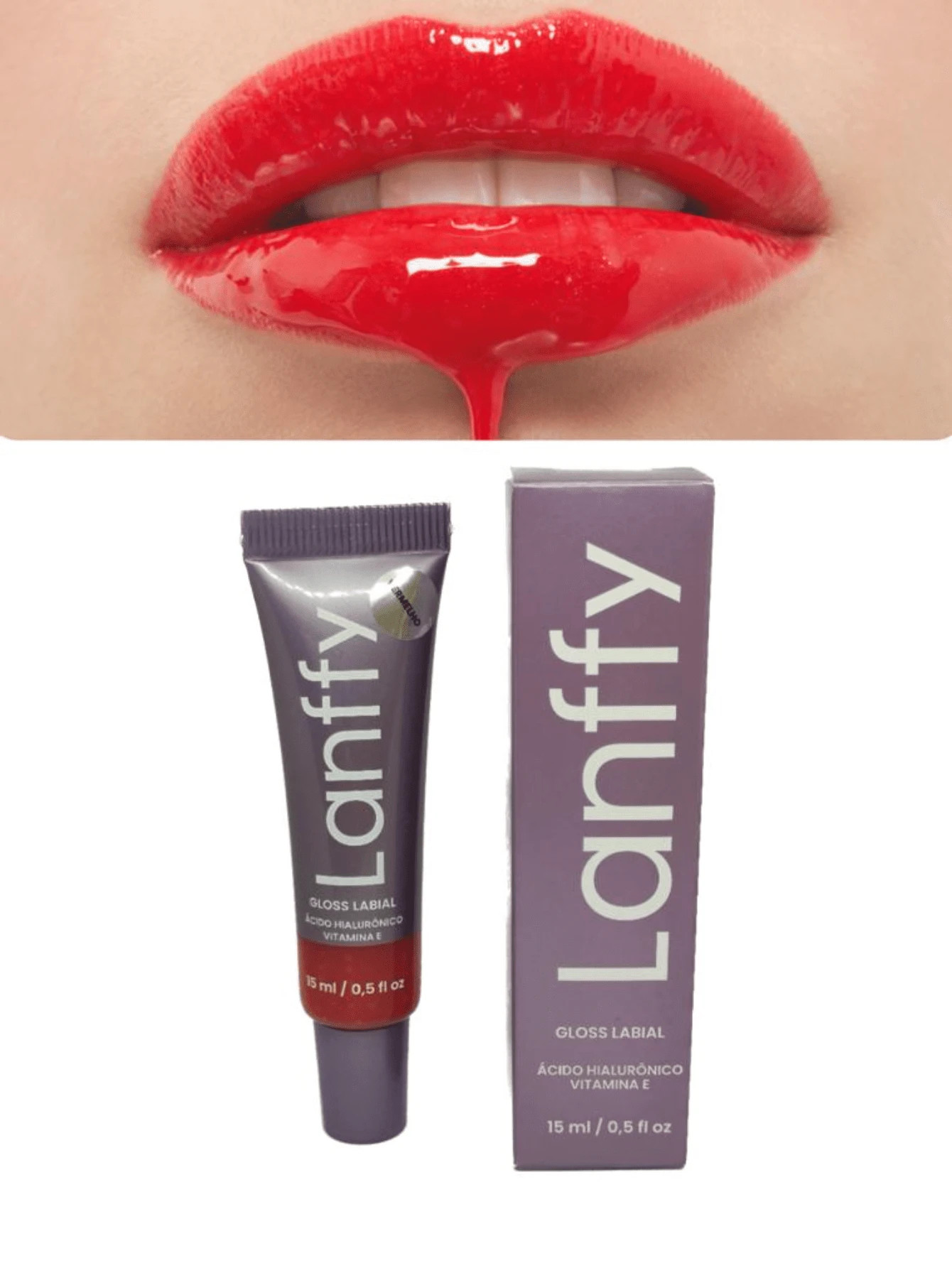 Lip Gloss Labial alto brilho Lanffy | SHEIN