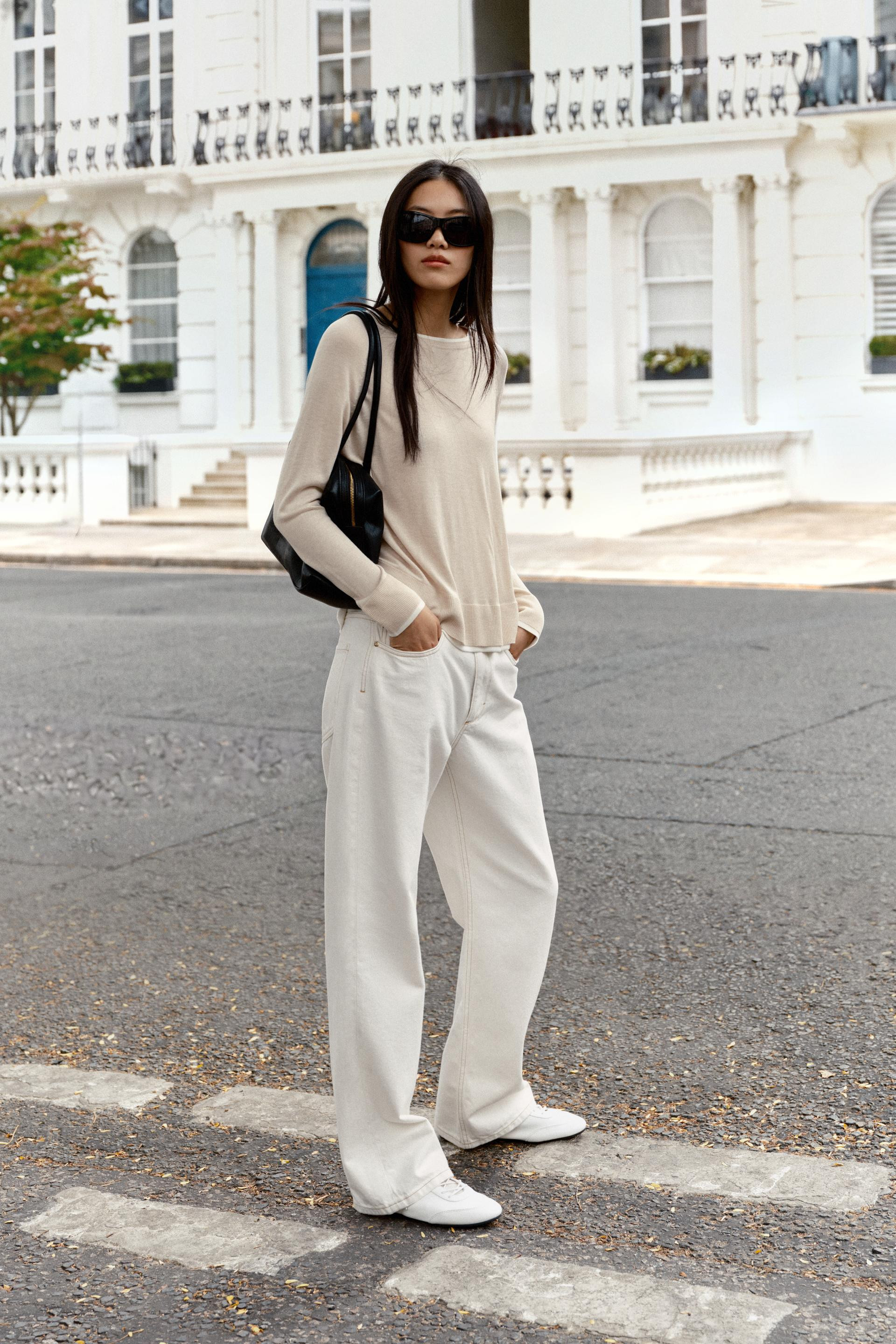 Zara - Elongated Shoulder Bag - Black - One Size Only - Woman | Zara US