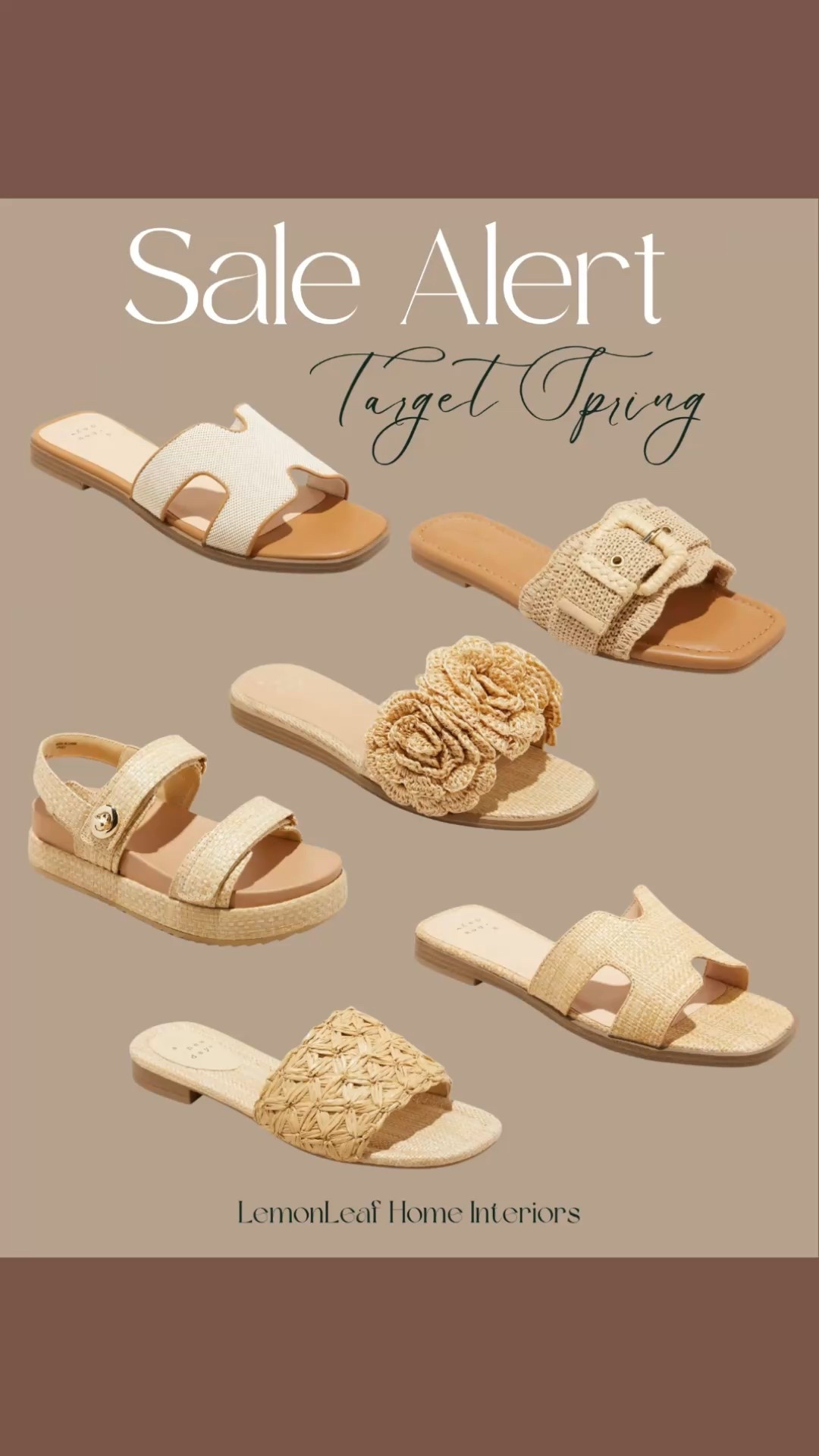 25% off these pretty woven sandals! Ends tonight at Target 


#LTKSaleAlert #LTKWatchNow #LTKOver40