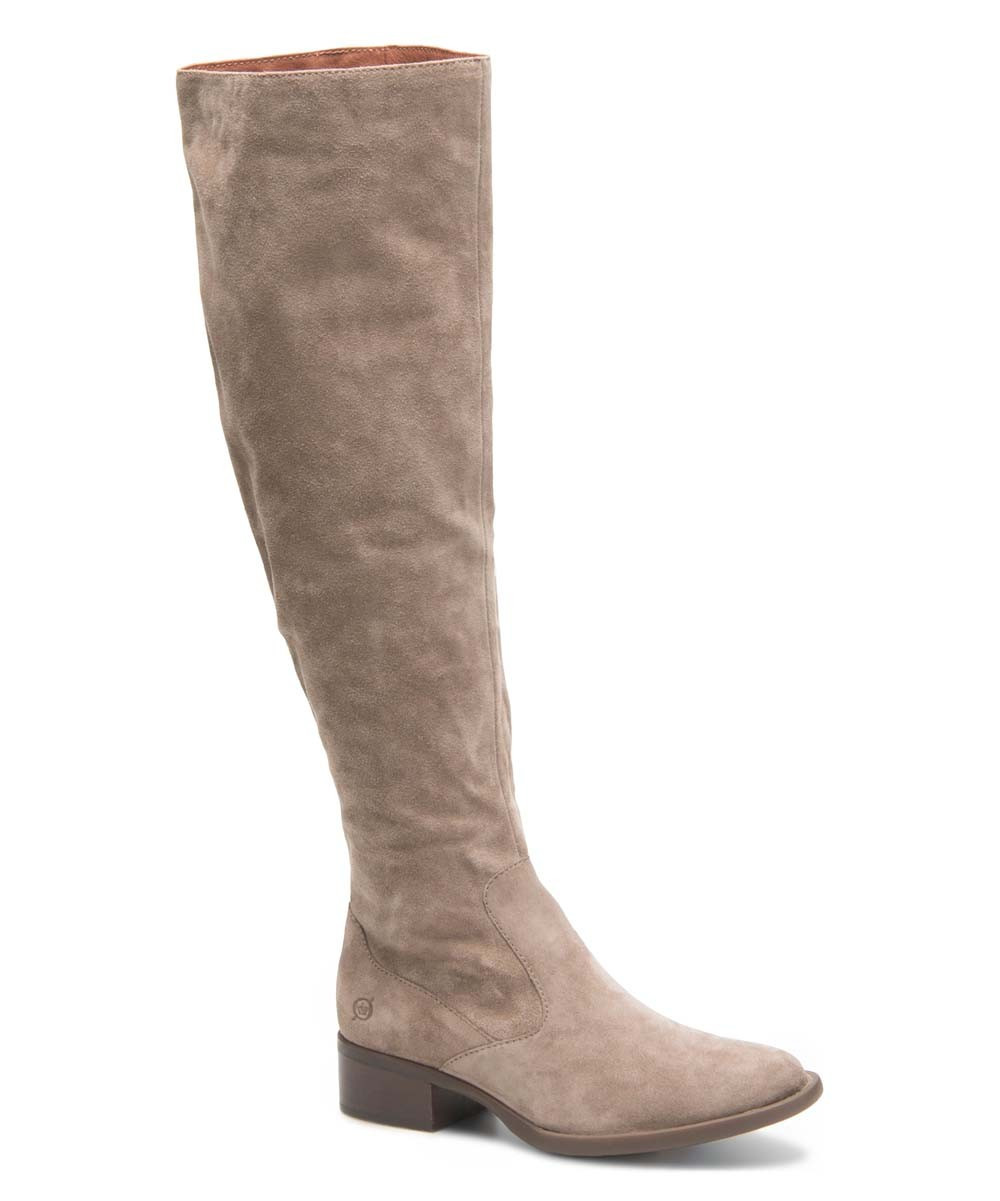 Brn Women's Casual boots TAUPE - Taupe Cricket Suede Boot - Women | Zulily