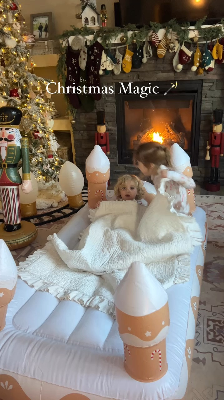 Funboy Christmas sleepover bed! #ad #funboy 

#LTKWatchNow #LTKCyberWeek #LTKHoliday