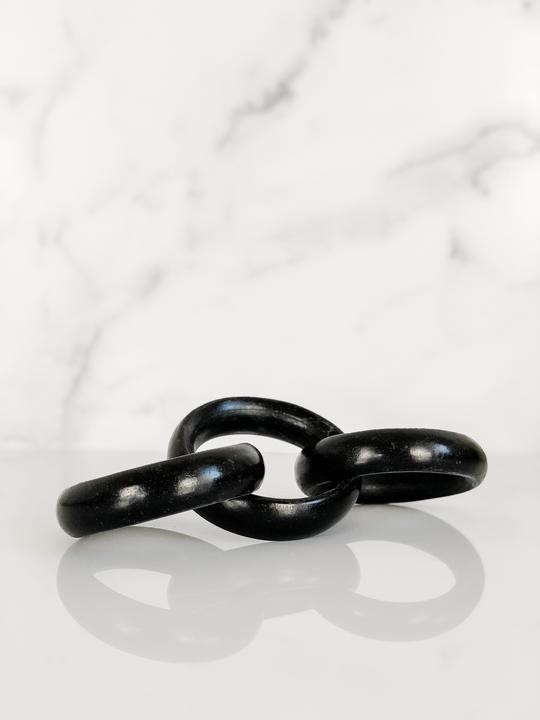 Black Marble Chain Link | Ada + East