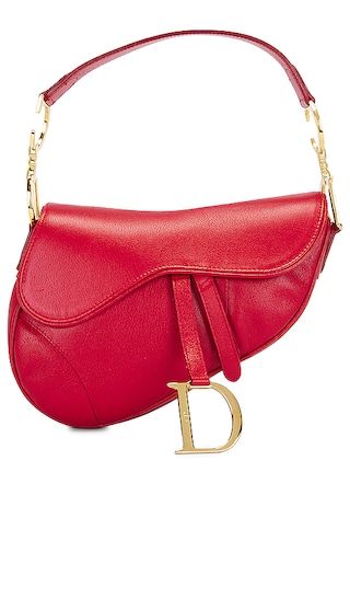 Dior Saddle Bag in Red | Revolve Clothing (Global)