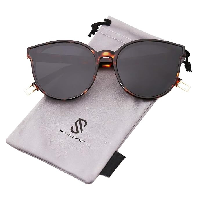 SOJOS Fashion Round Sunglasses for Women Men Oversized Vintage Shades SJ2057 | Amazon (US)