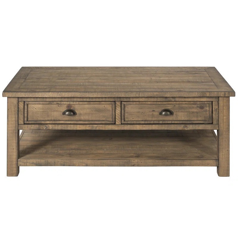 Kepler Solid Wood Coffee Table with Storage | Wayfair North America