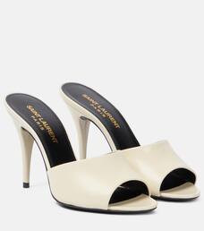 Pantoletten La 19 aus Leder | Mytheresa (DACH)