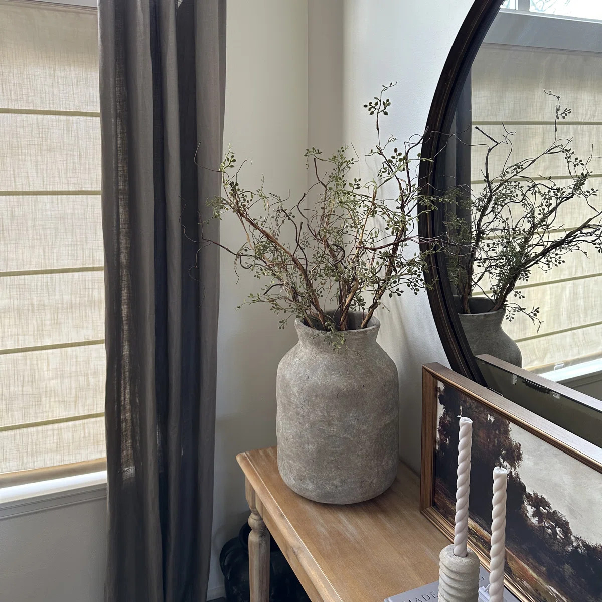 Decorative Vase Pottery Terracotta Modern Stylish Handcrafted Accent Jar Clay Rustic Artisan Vers... | Wayfair North America