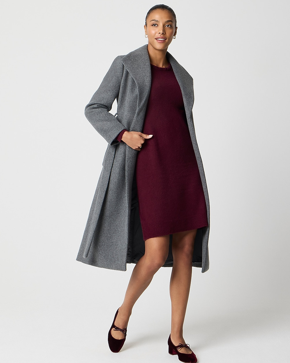 Belted wrap coat | J.Crew Factory
