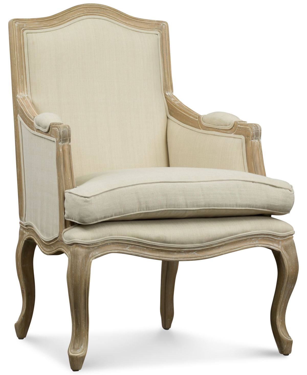 Kempler Wood Traditional French Accent Chair | Macys (US)