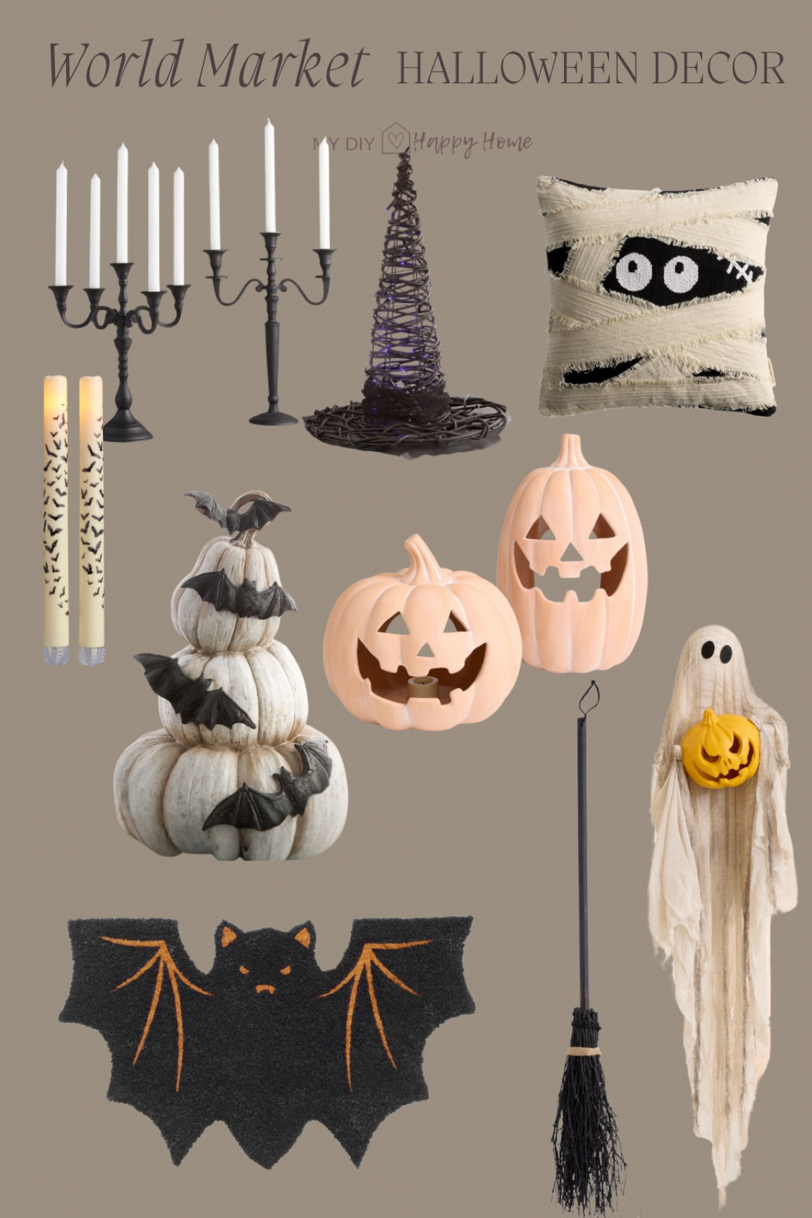 Halloween decor finds from World Market. 

#LTKSeasonal #LTKHome #LTKFindsUnder50
