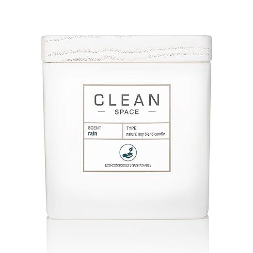 CLEAN SPACE Candle | Natural Soy Blend Scented Candle | Premium Non-Toxic Candle Made with Sustai... | Amazon (US)