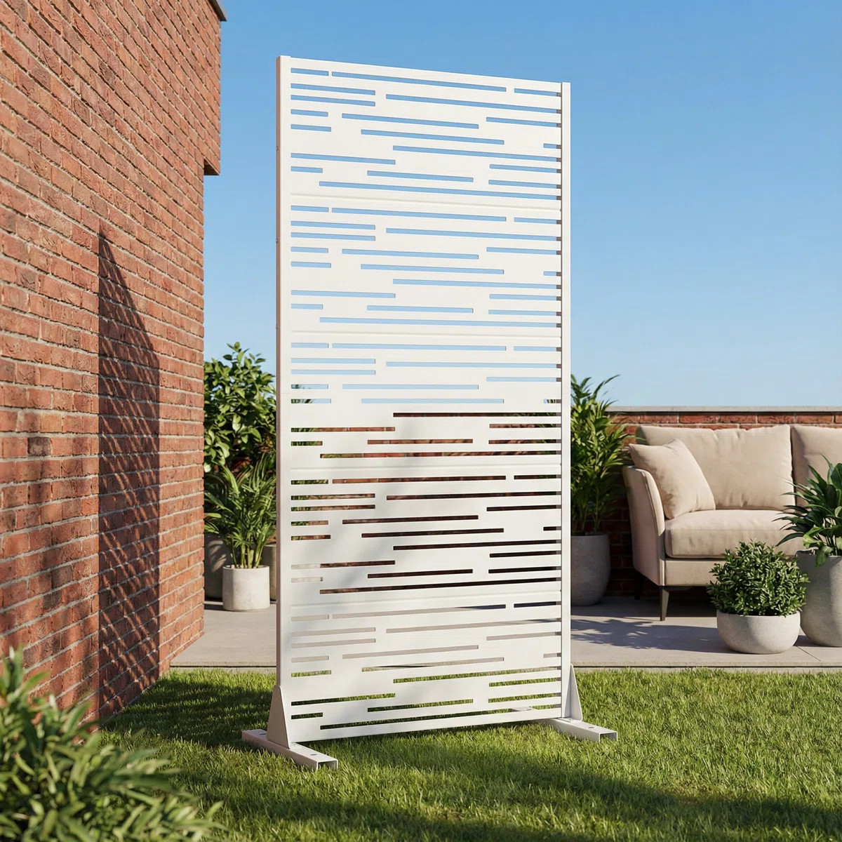 Metal Privacy Screen Panel Pattern | Wayfair North America