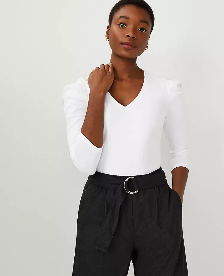 Puff Shoulder Top | Ann Taylor | Ann Taylor (US)