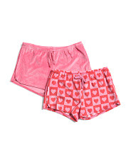 2pk Heart Plush Sleep Shorts | Valentine's Day Gifts | Marshalls | Marshalls