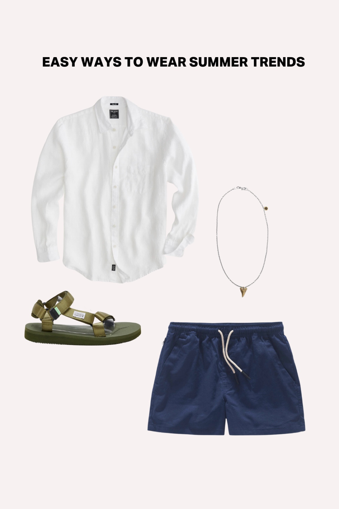 Simple casual men’s summer trends outfit

#LTKstyletip #LTKmens #LTKSeasonal