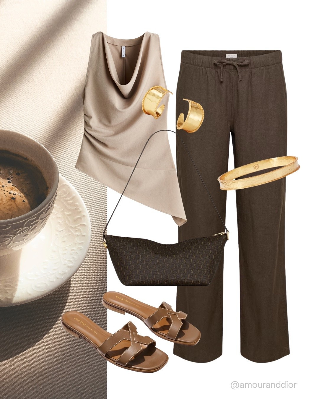 Summer outfit idea with linen pants ☕️🥥🤎

#LTKootd #LTKTravel #LTKOver40