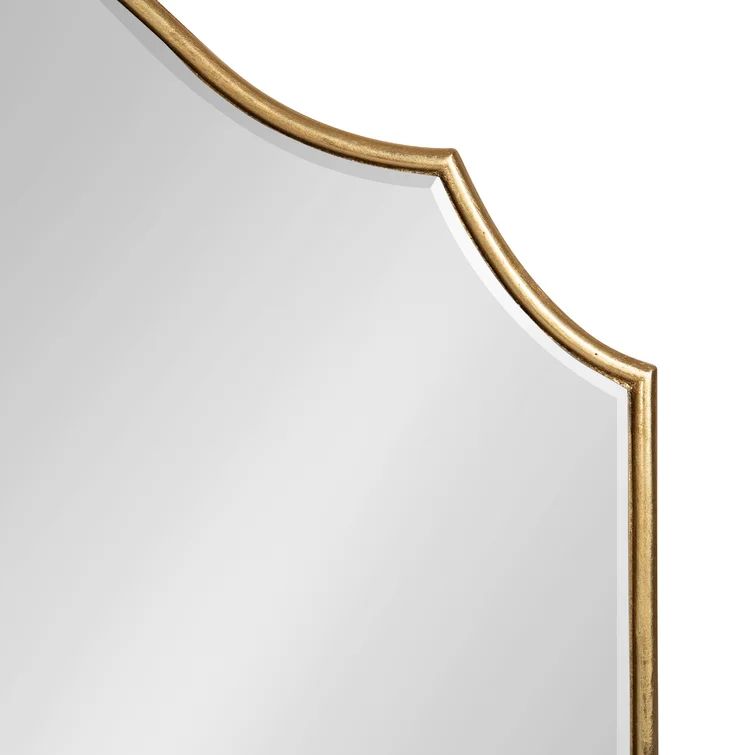 27.5" x 31.5" Gold Moniqeu Arch Wall Mirror | Wayfair North America