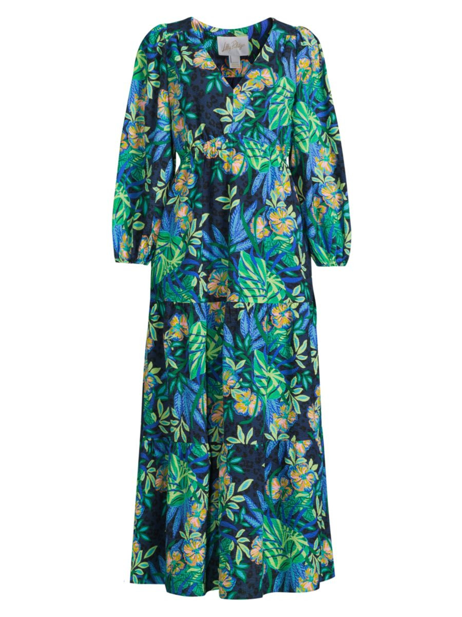 Deacon Floral Empire Midi Dress | Saks Fifth Avenue