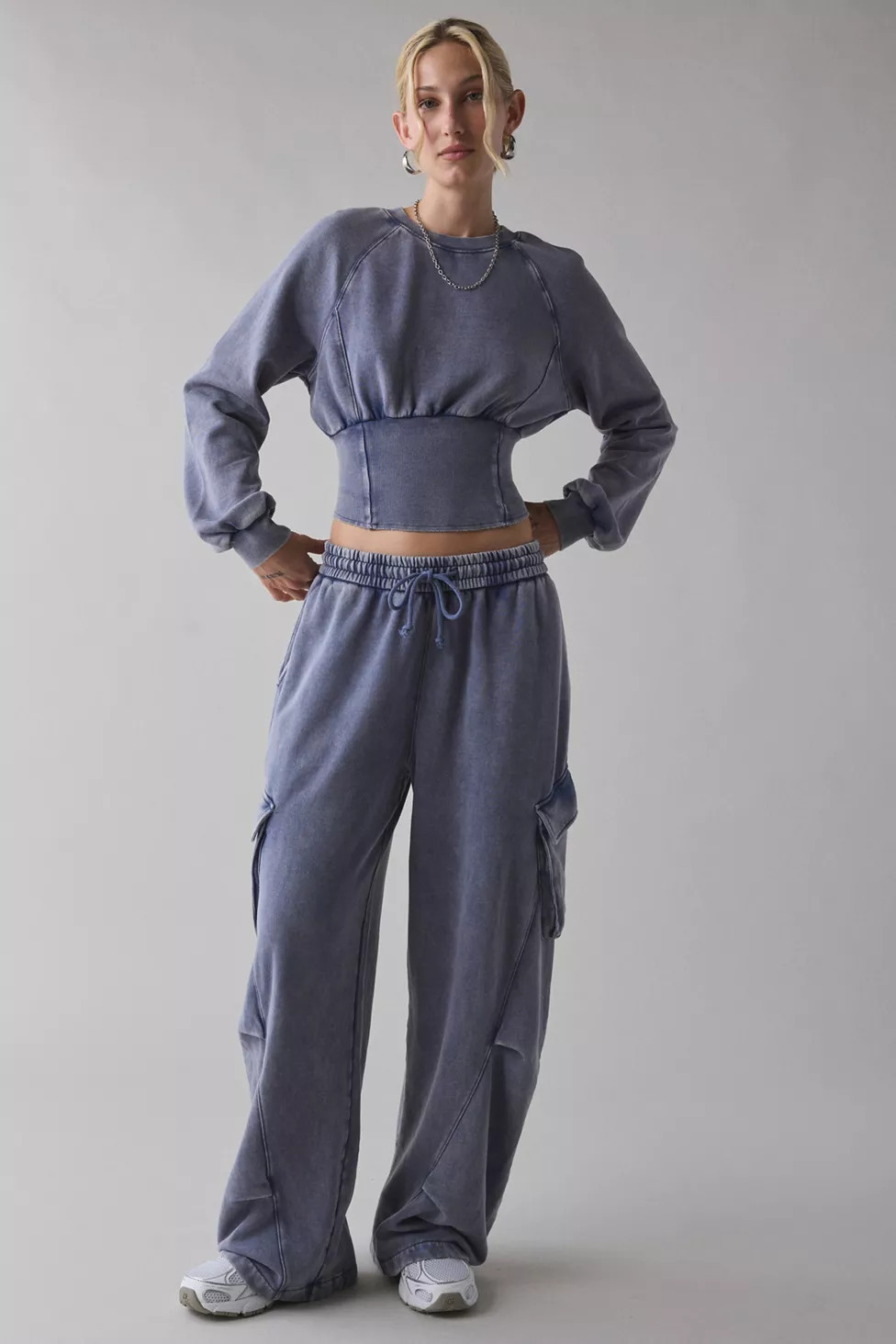 Out From Under Day To Day Baggy Barrel Leg Cargo Sweatpant | Urban Outfitters (US and RoW)