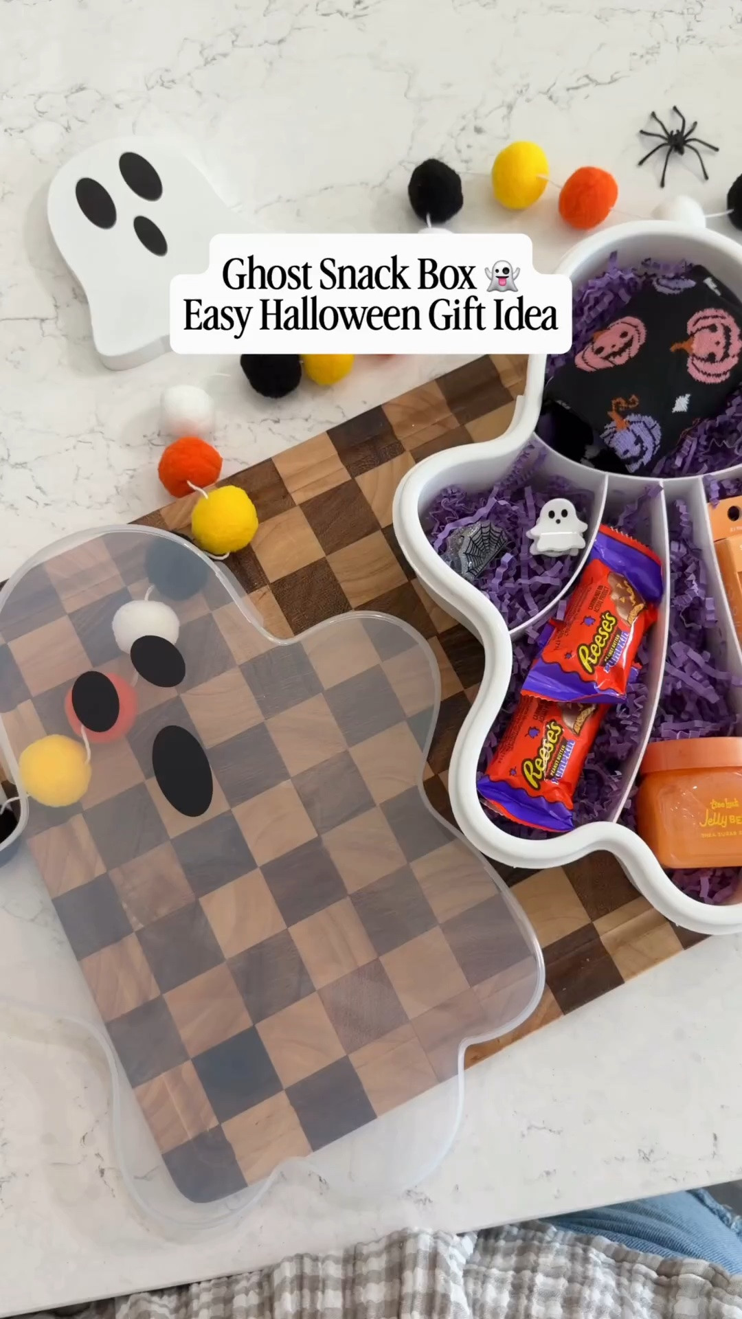 👻 The cutest little Halloween surprise! This ghost snack box is such an easy Halloween gift idea for kids, friends, teachers, neighbors or anyone who loves a good snack. 🎃🍬

Fill it with their favorite Halloween treats, add a bow, and you’ve got a fun little Halloween snack boxl!

Save this for an easy Halloween treat idea you can recreate this year. 👻

#HalloweenIdeas #HalloweenGiftIdeas #HalloweenTreats #SnackBox #HalloweenDIY

#LTKKids #LTKSeasonal