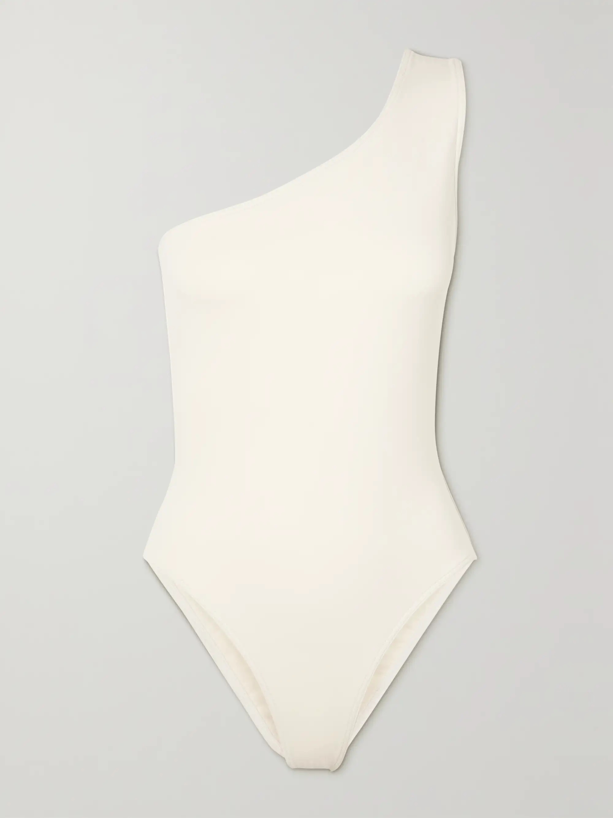 Off-white Les Essentiels Effigie one-shoulder swimsuit | ERES | NET-A-PORTER | NET-A-PORTER (US)