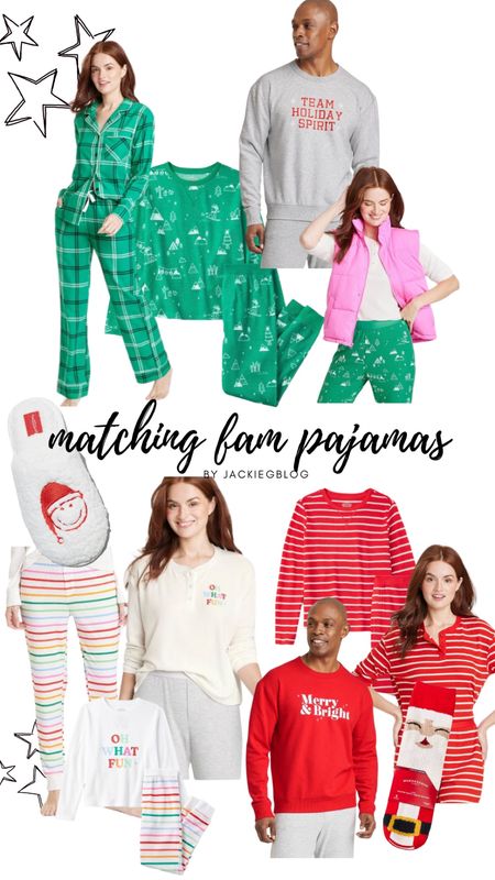 Matching fam pjs from target! 40% off with circle! 

#LTKHoliday #LTKSeasonal #LTKGiftGuide