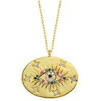 Evil Eye Coin Necklace | Etsy (US)