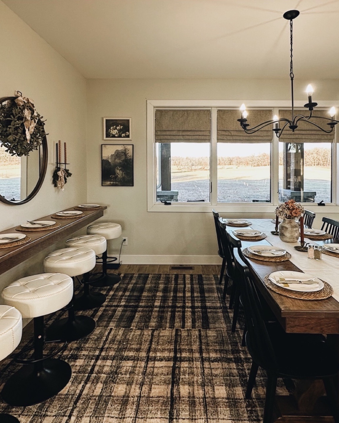 Recent client design project - head to my Instagram @maplehousebuffalo for the full before & after. What a joy it was to design & create this warm, welcoming dining room for my client in time for the holidays.
