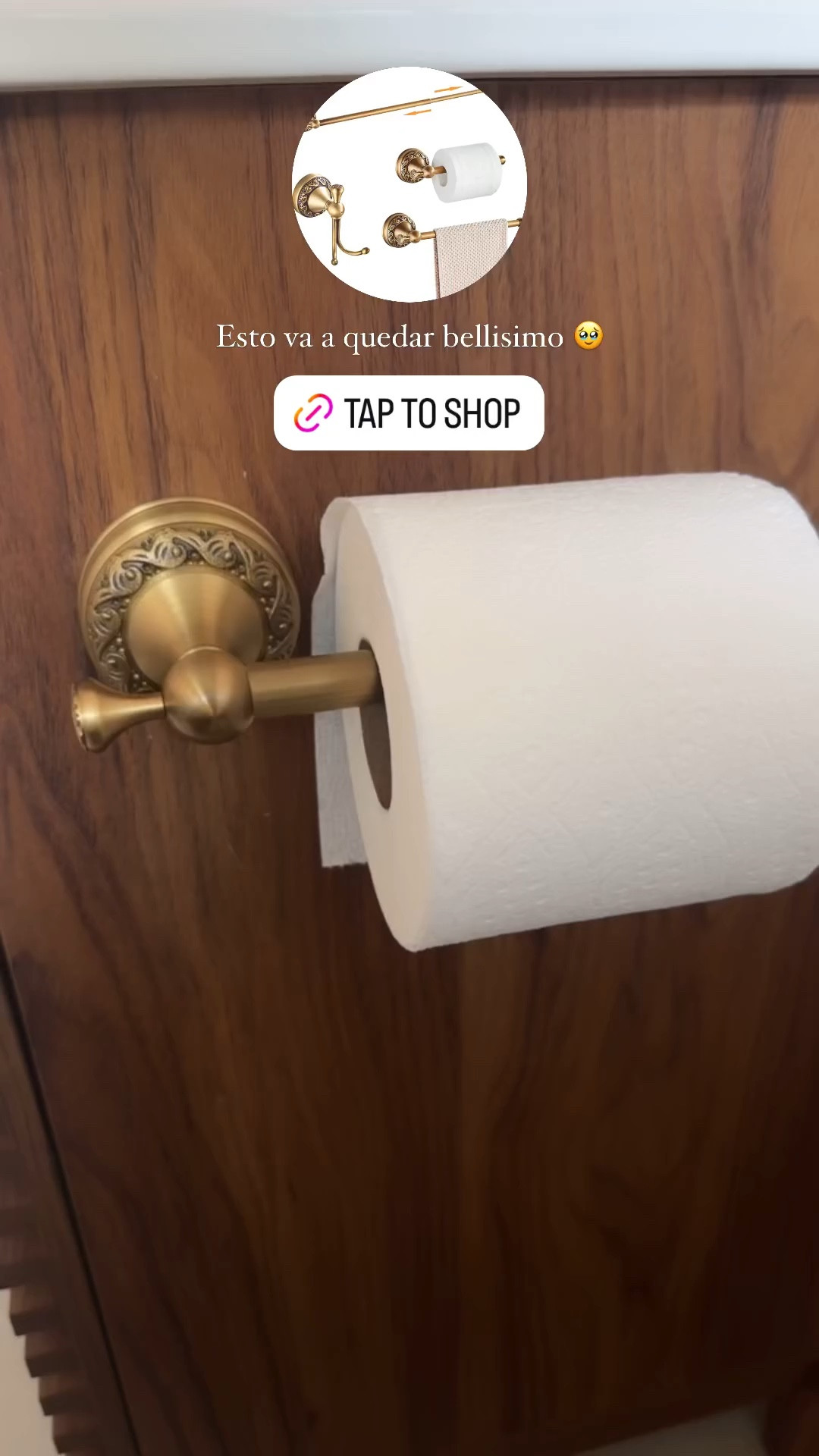 Extra touch to your bathroom🫶🏼

#LTKHome #LTKVideo #LTKBaby