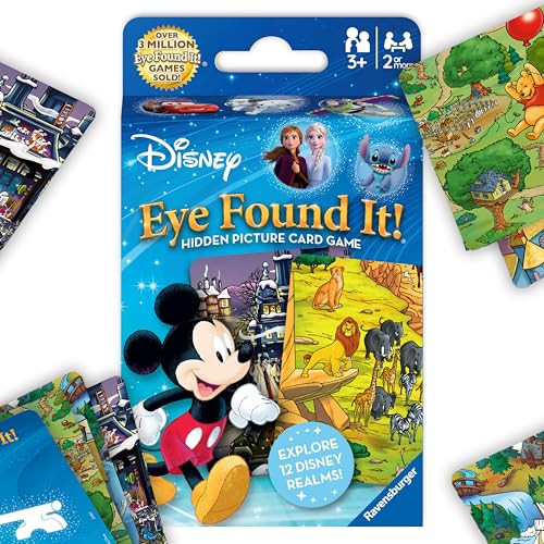 Ravensburger Eye Found It! World of Disney Card Game - Fun and Educational Spot It for Toddlers, Preschoolers, Boy and Girls Ages 3-8 - Family-Friendly for Endless Fun | Amazon (US)