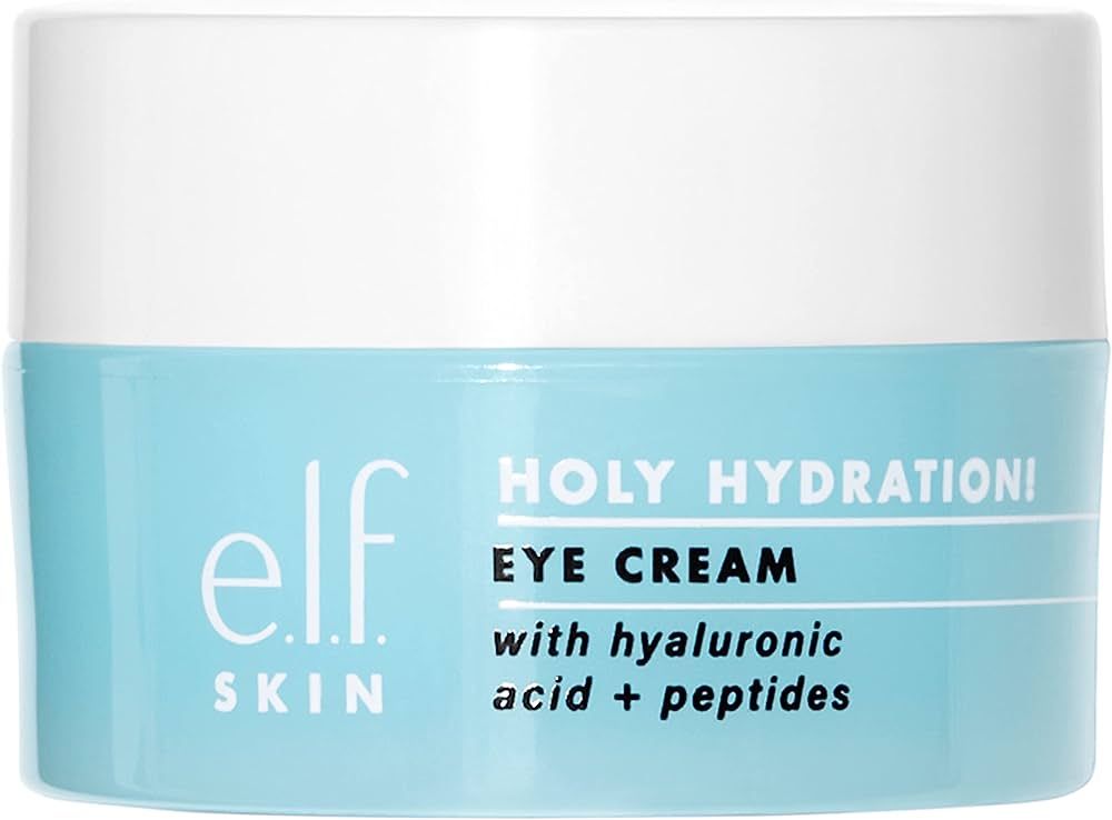 e.l.f. SKIN Holy Hydration! Eye Cream, Rich Hydrating Eye Cream For Minimizing Dark Circles, Infu... | Amazon (US)