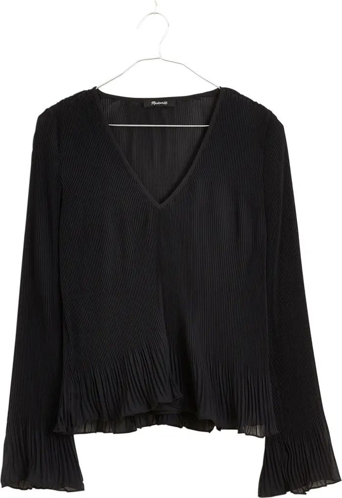 Marcia Pleated Bell Sleeve Top | Nordstrom Rack