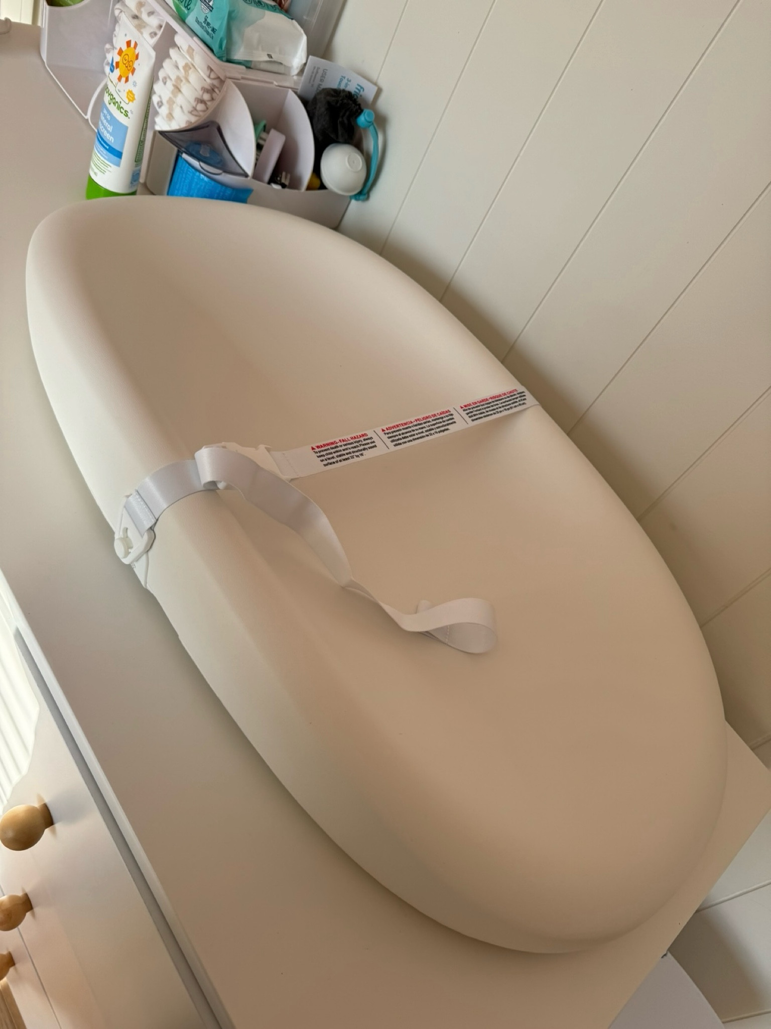 This Hatch changing table WEIGHS THE BABY!! How cool!! We are so excited to use it. Fits on top of almost any changing table or dresser!!

#LTKBump #LTKBaby #LTKKids