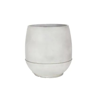Origin 21  Large (25-65-Quart) 10.75-in W x 14-in H Gray Mixed/Composite Planter | Lowe's