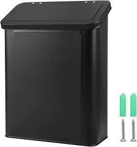 Picowe Magnetic Laundry Storage, Large Metal Lint Holder Bin with Lid for Laundry Room, Space-Sav... | Amazon (US)