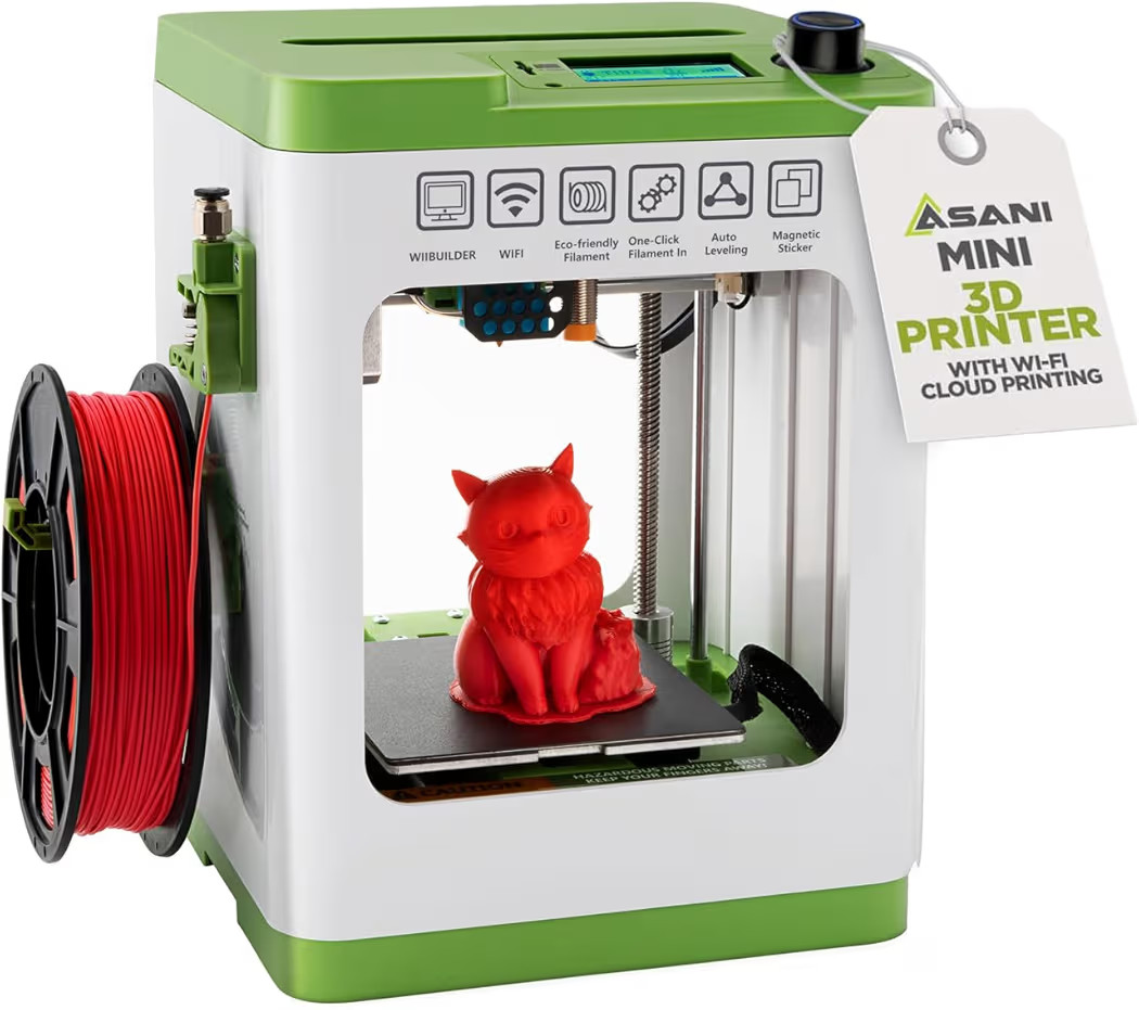 Fully Assembled Mini 3D Printer for Kids and Beginners - Complete Starter Kit with Auto Leveling ... | Amazon (US)