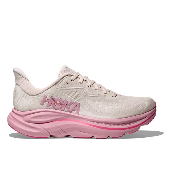 Women's HOKA Clifton 10 Running Shoes 10.5 Regular Rose Cream/Dried Rose | Scheels